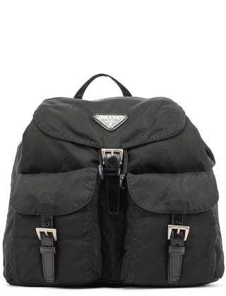 Prada B2811F Black Tessuto Vela Backpack