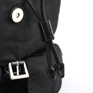 Prada B2811F Black Tessuto Vela Nylon Backpack