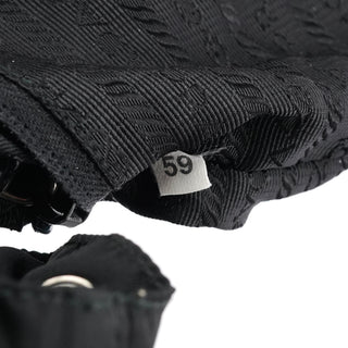 Prada B2811F Black Tessuto Vela Nylon Backpack