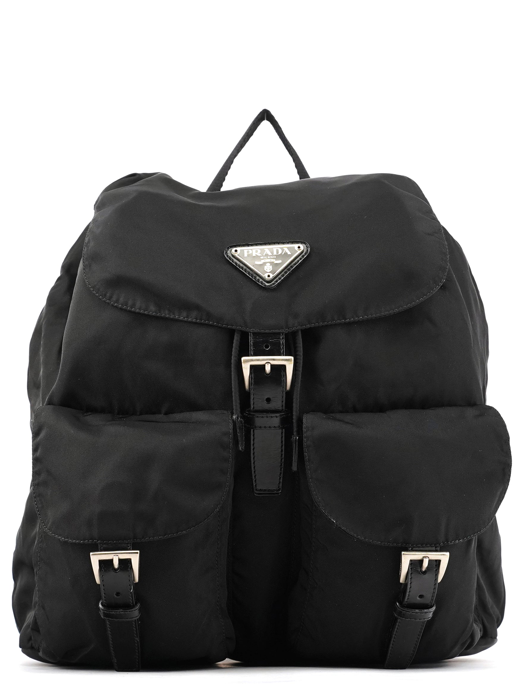 Prada B2811F Sac à dos Tessuto Vela en nylon noir