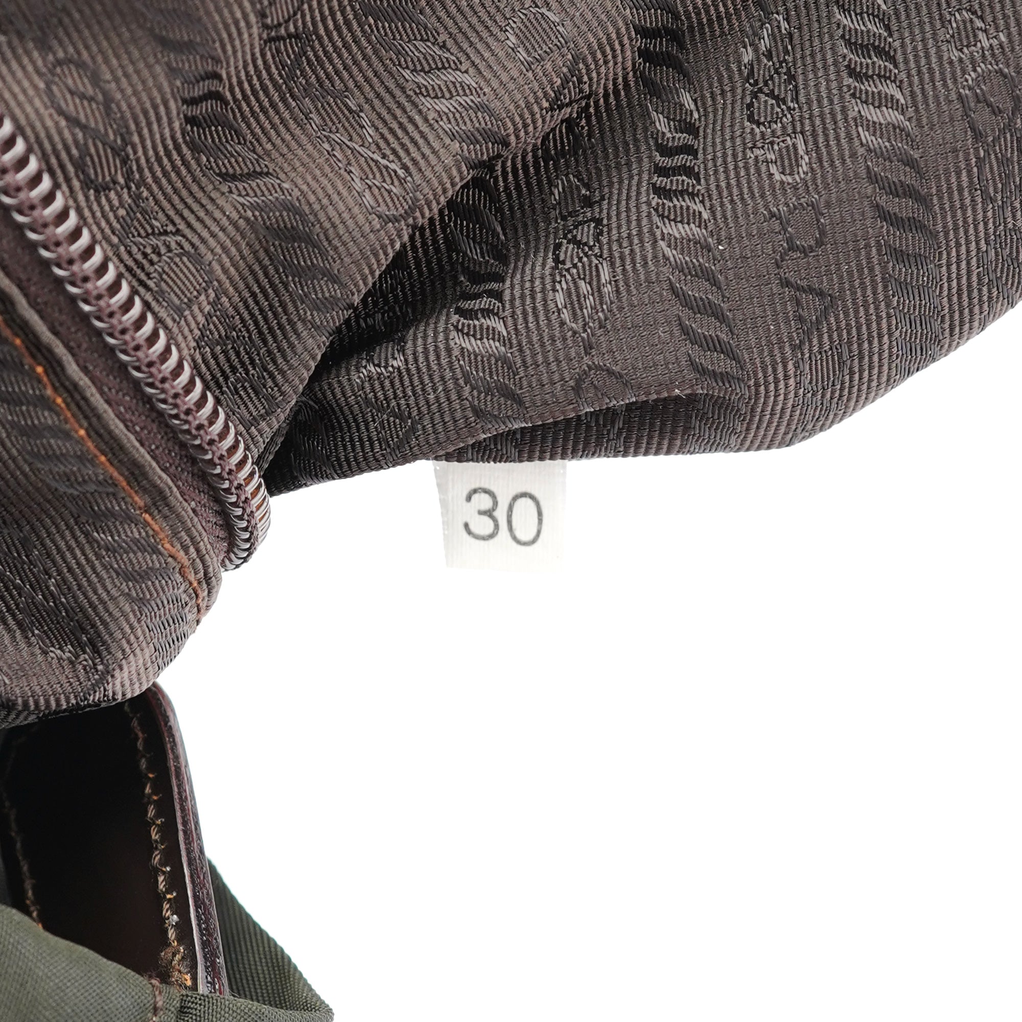 Prada B2811F Military Green Tessuto Vela Backpack