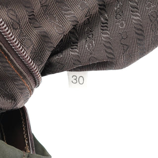 Prada B2811F Military Green Tessuto Vela Backpack