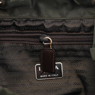 Prada B2811F Military Green Tessuto Vela Backpack