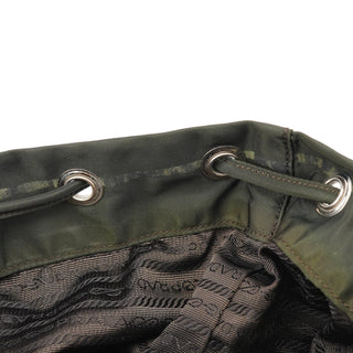 Prada B2811F Military Green Tessuto Vela Backpack