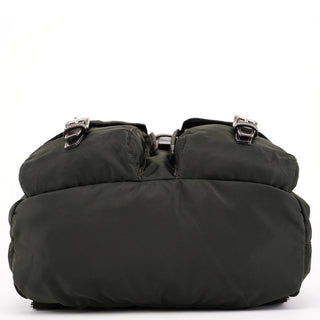 Prada B2811F Military Green Tessuto Vela Backpack