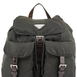 Prada B2811F Military Green Tessuto Vela Backpack