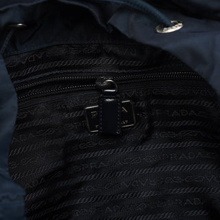 Prada B2811F Navy Tessuto Vela Backpack