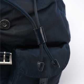 Prada B2811F Navy Tessuto Vela Backpack