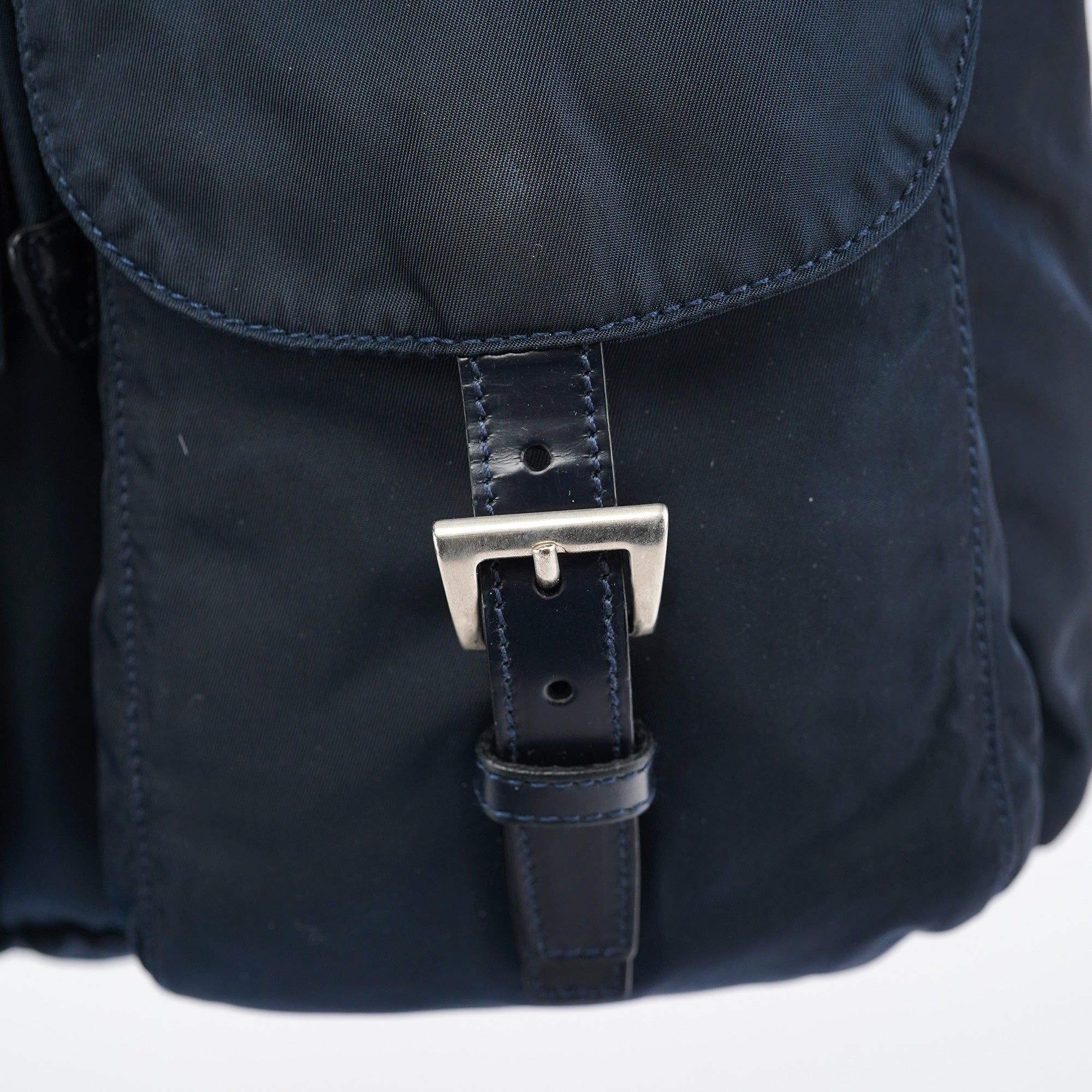 Prada B2811F Navy Tessuto Vela Backpack