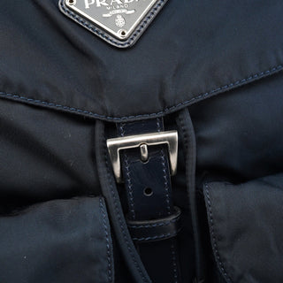 Prada B2811F Navy Tessuto Vela Backpack