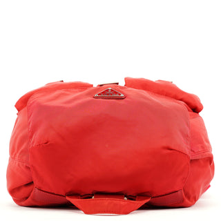 Prada B2811F Red Tessuto Vela Backpack