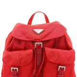 Prada B2811F Red Tessuto Vela Backpack