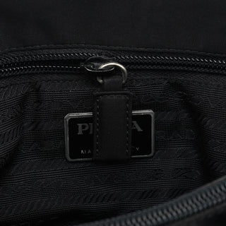 Prada B3864 Black Tessuto City Tote Bag