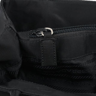Prada B3864 Black Tessuto City Tote Bag