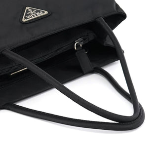 Prada B3864 Black Tessuto City Tote Bag