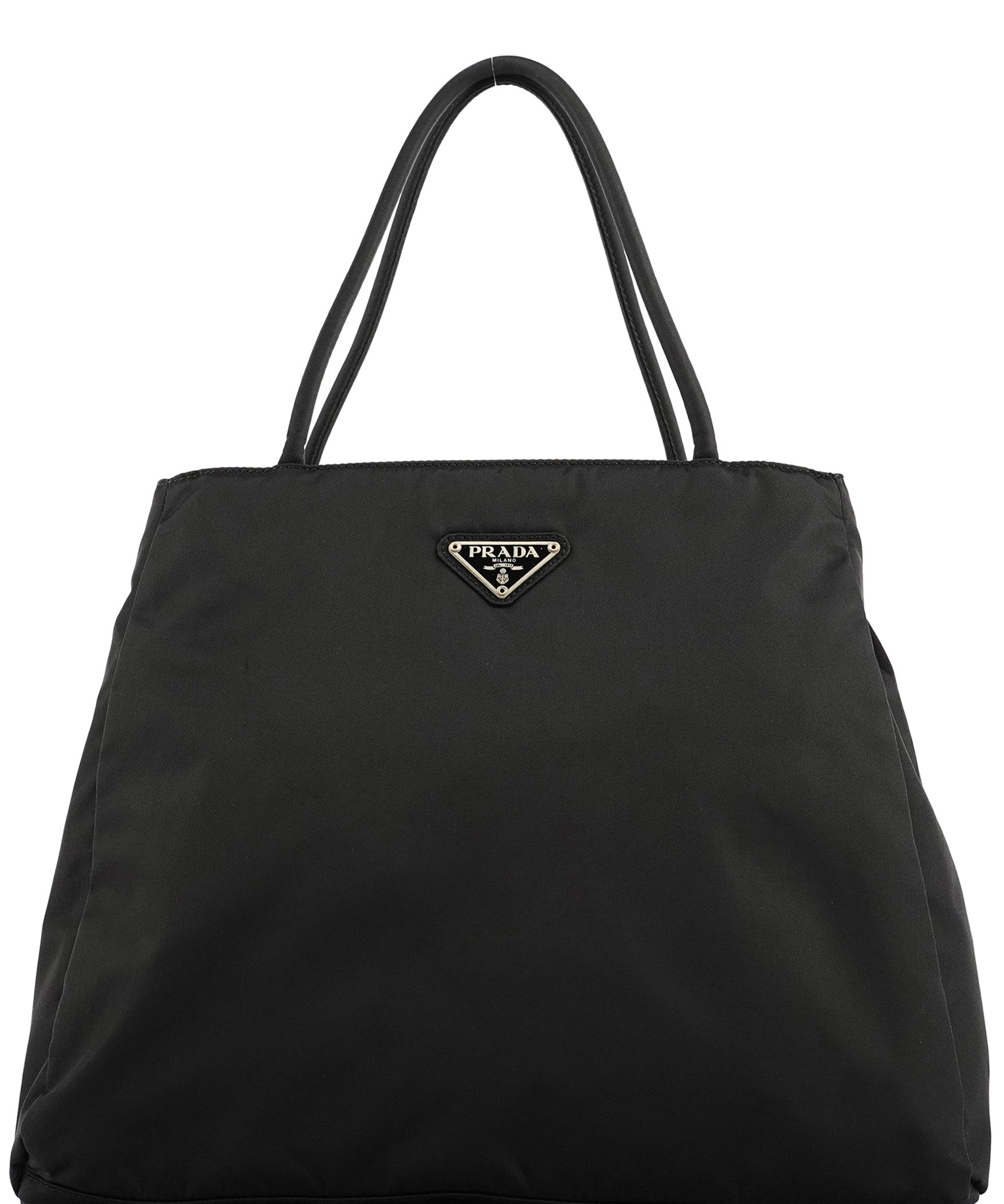 Prada B3864 Black Tessuto City Tote Bag