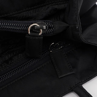 Prada B3864 Black Tessuto City Tote Bag