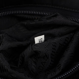 Prada B3864 Black Tessuto City Tote Bag