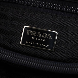 Prada B3864 Black Tessuto City Tote Bag