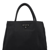 Prada B3864 Black Tessuto City Tote Bag