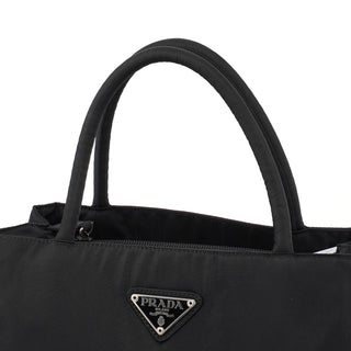 Prada B3864 Black Tessuto City Tote Bag