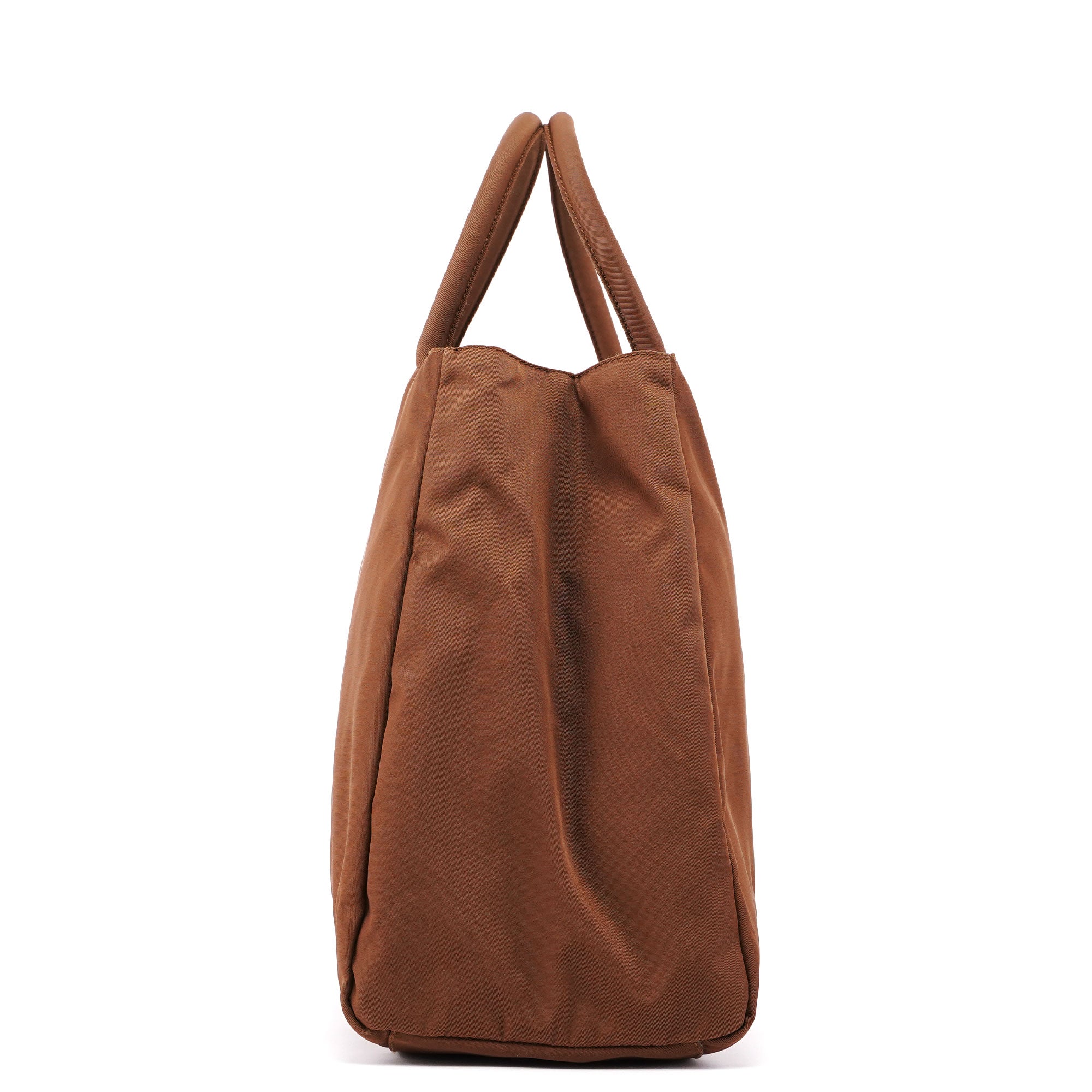 Prada B3864 Brown Tessuto Tote