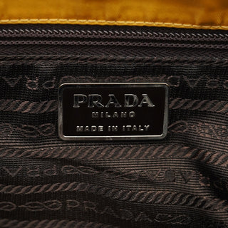 Prada B3864 Yellow Tessuto City Tote Bag