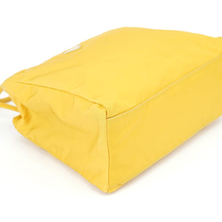 Prada B3864 Yellow Tessuto City Tote Bag