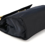 Prada B4066Y Navy Tessuto Metallo Top Handle Bag