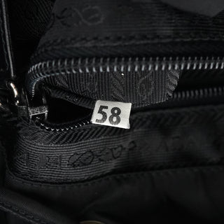 Prada B4650 Black Tessuto Vela Backpack