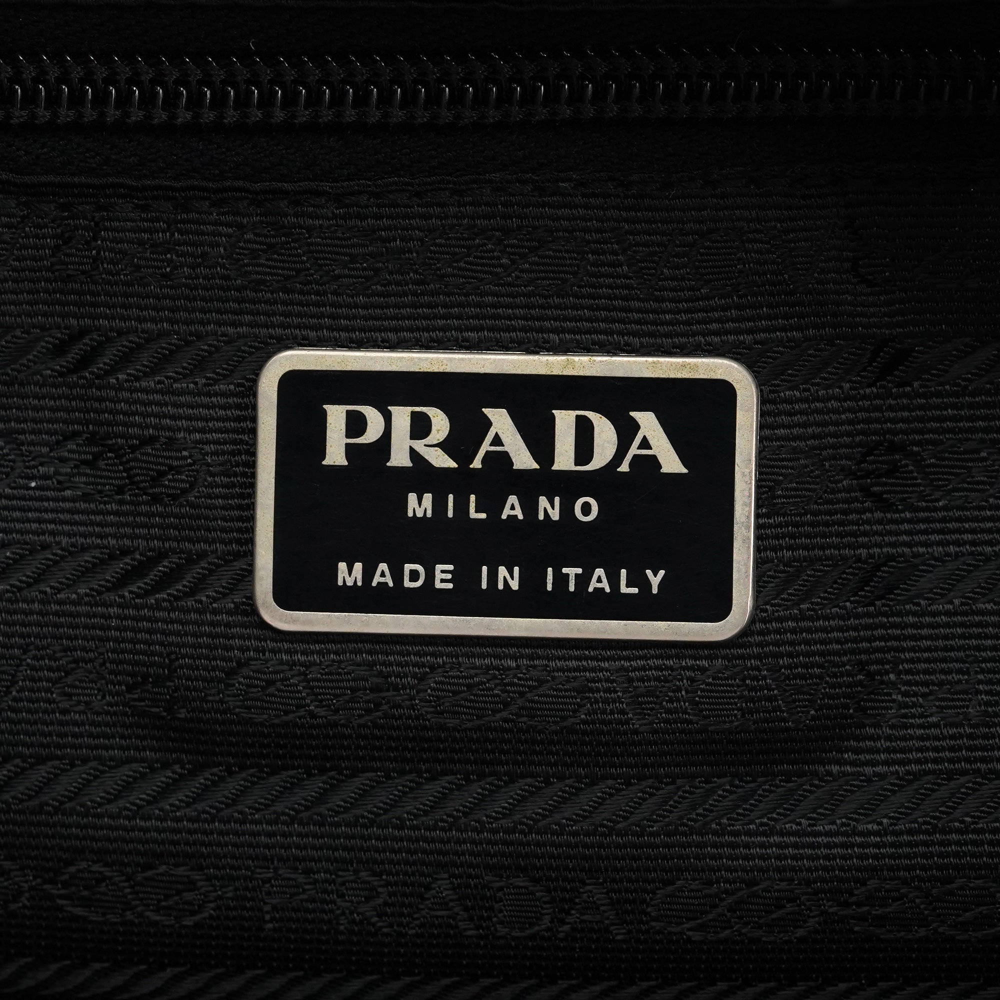 Prada B4650 Black Tessuto Vela Backpack