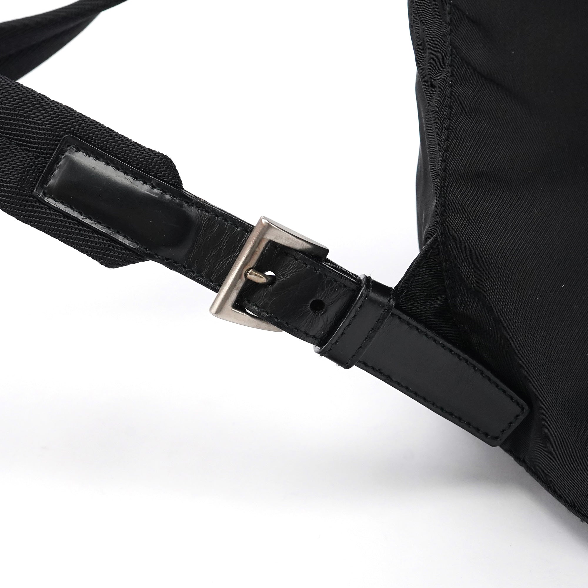 Prada B4650 Black Tessuto Vela Backpack