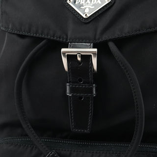 Prada B4650 Black Tessuto Vela Backpack