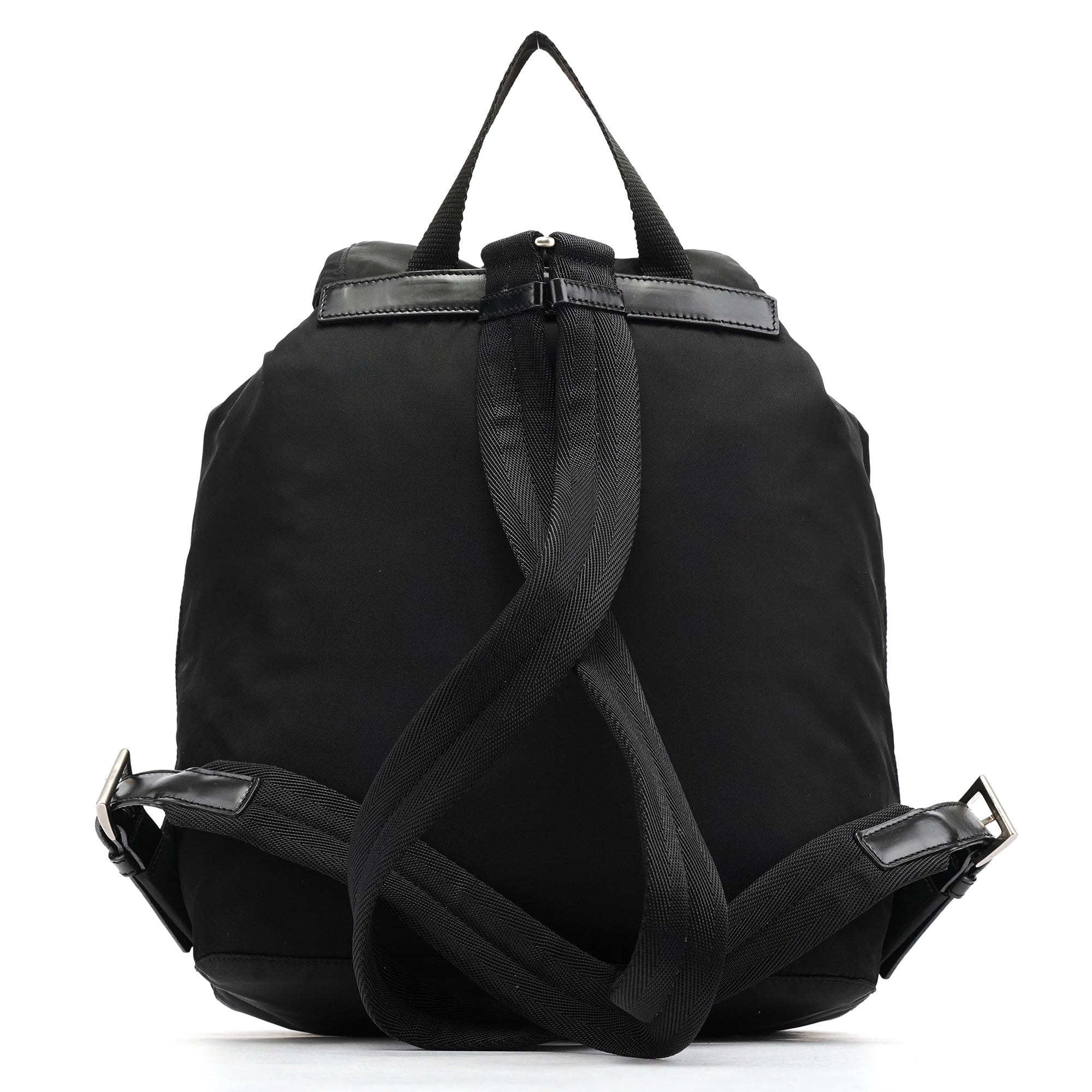 Prada B4650 Black Tessuto Vela Backpack