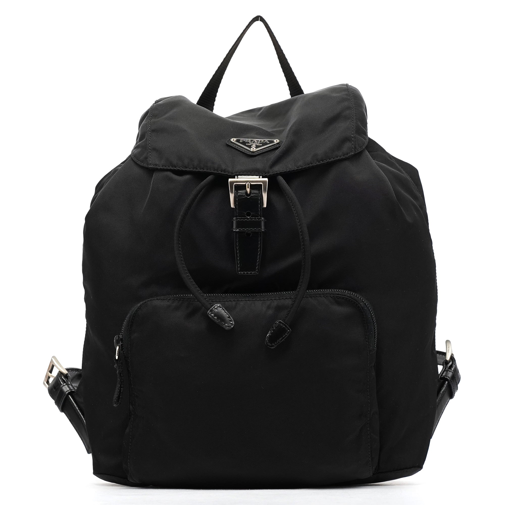Prada B4650 Black Tessuto Vela Backpack