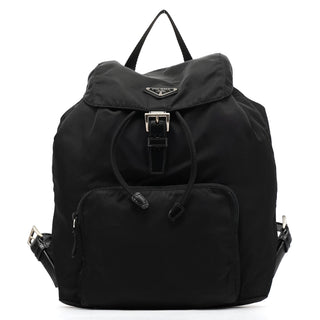 Prada B4650 Black Tessuto Vela Backpack