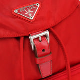 Prada B4650 Red Tessuto Vela Backpack