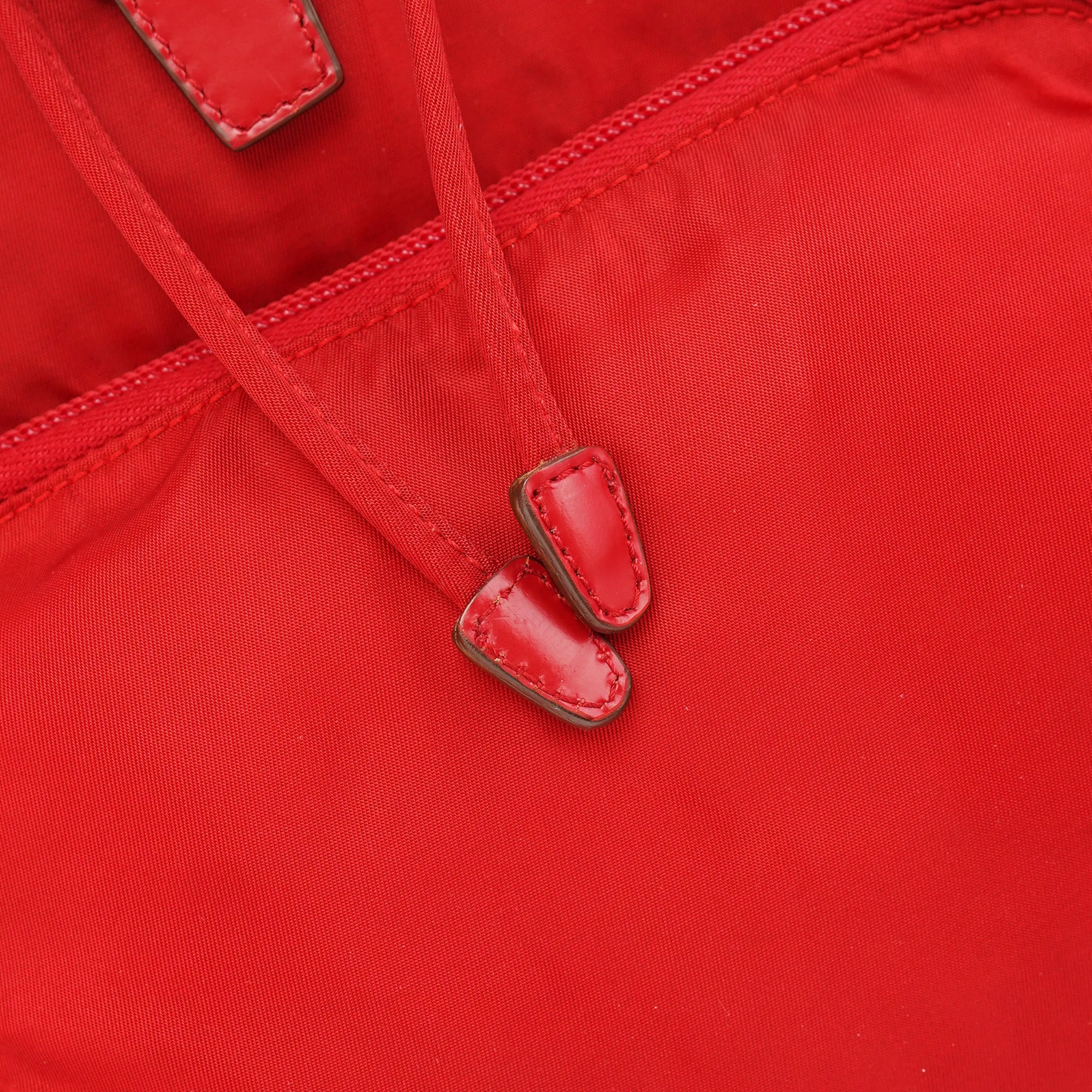 Prada B4650 Red Tessuto Vela Backpack
