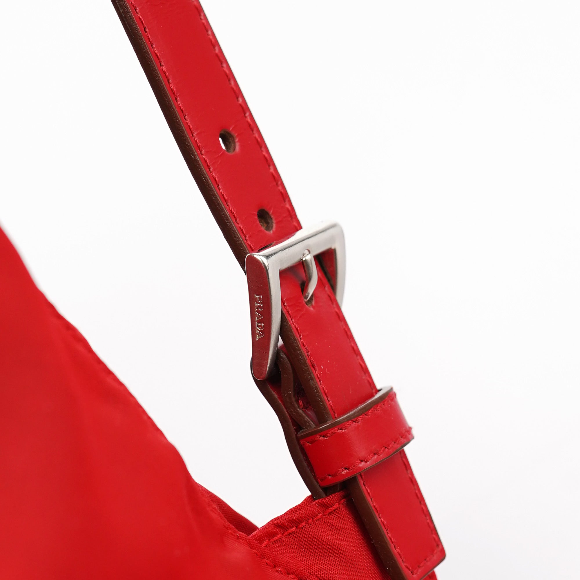 Prada B4650 Red Tessuto Vela Backpack