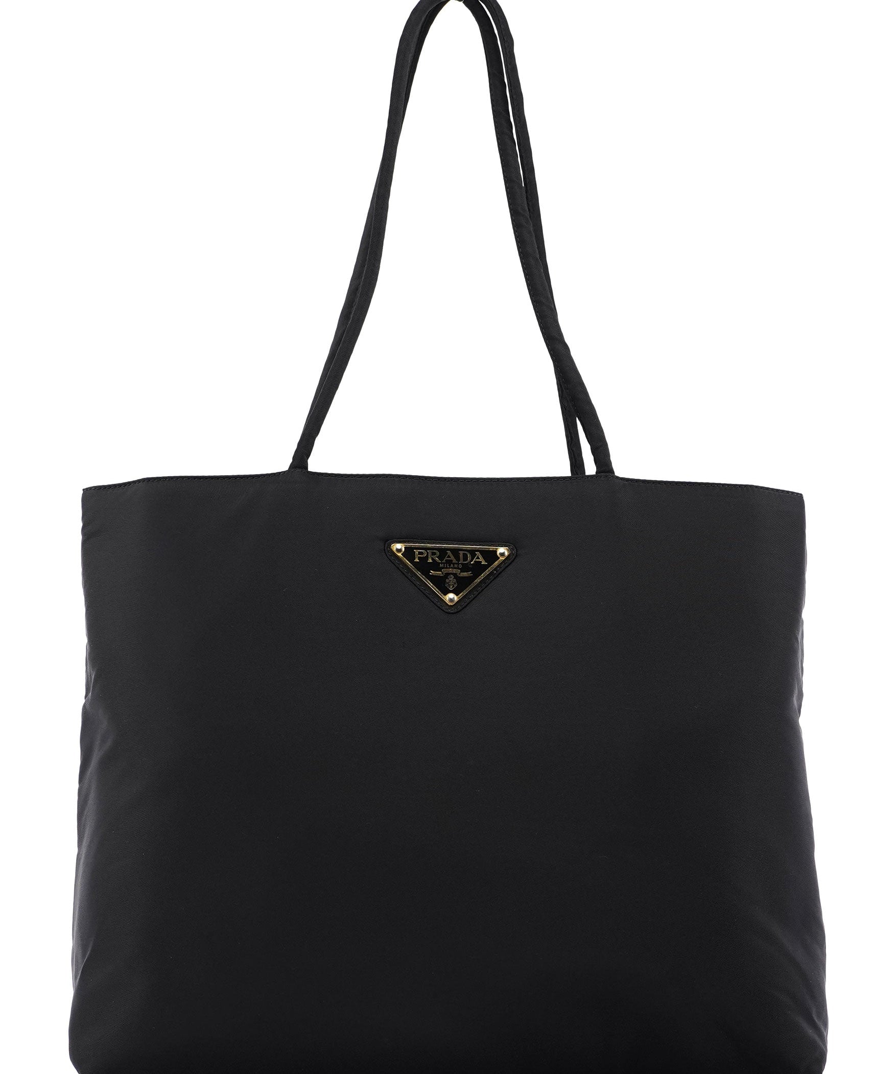 Prada B4681 Black Tessuto City Tote Bag