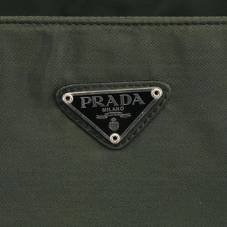 Prada B4681 Green Tessuto City Nylon Tote Bag