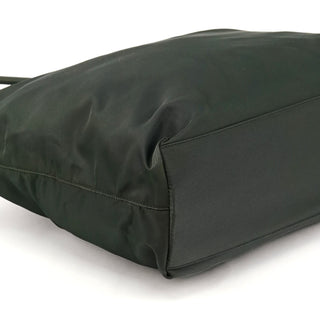 Prada B4681 Green Tessuto City Nylon Tote Bag