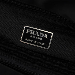 Prada B4681 Large Black Tessuto City Tote Bag