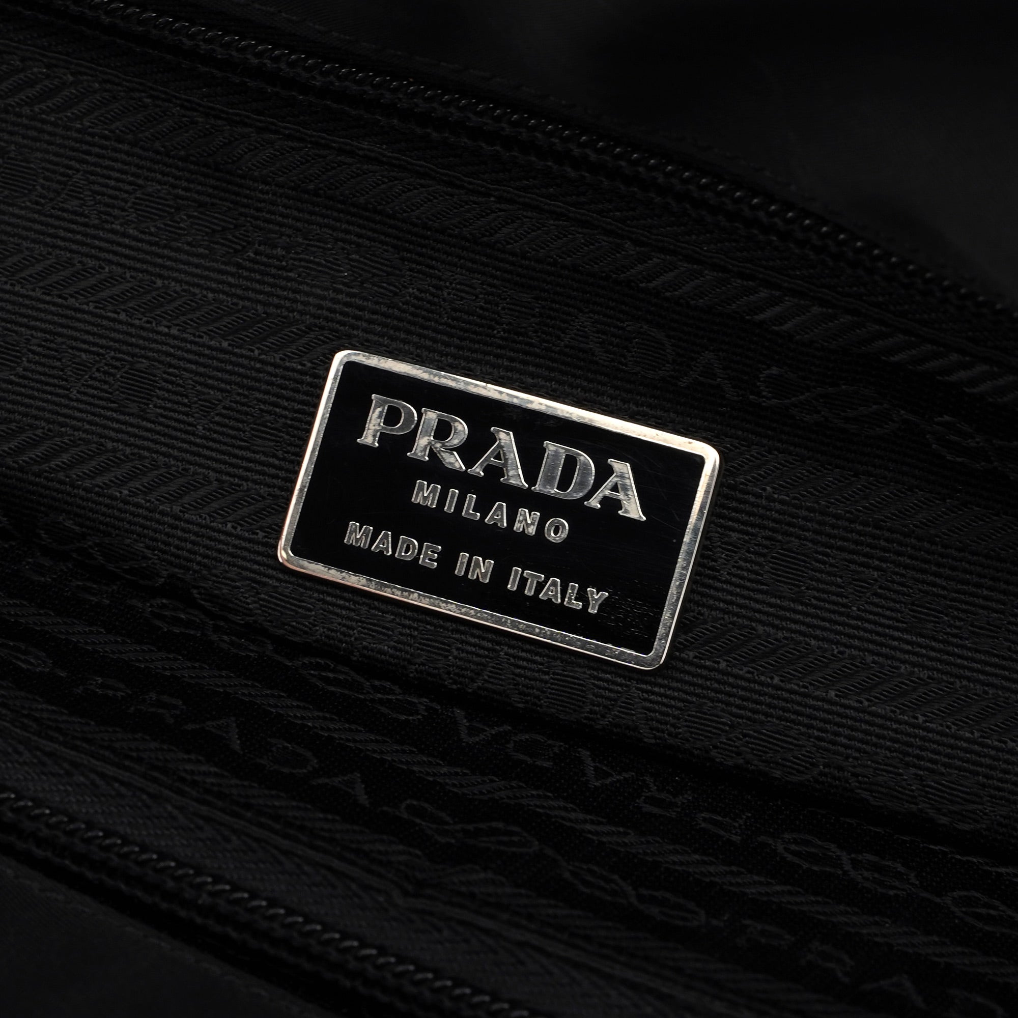 Prada B4681 Large Black Tessuto City Tote Bag