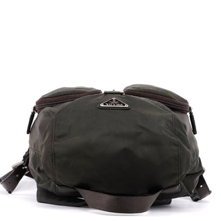 Prada B5885 Green Tessuto Vela Backpack