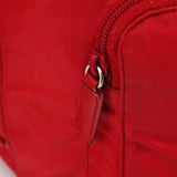 Prada B5885 Tessuto Vela Rucksack in Rot