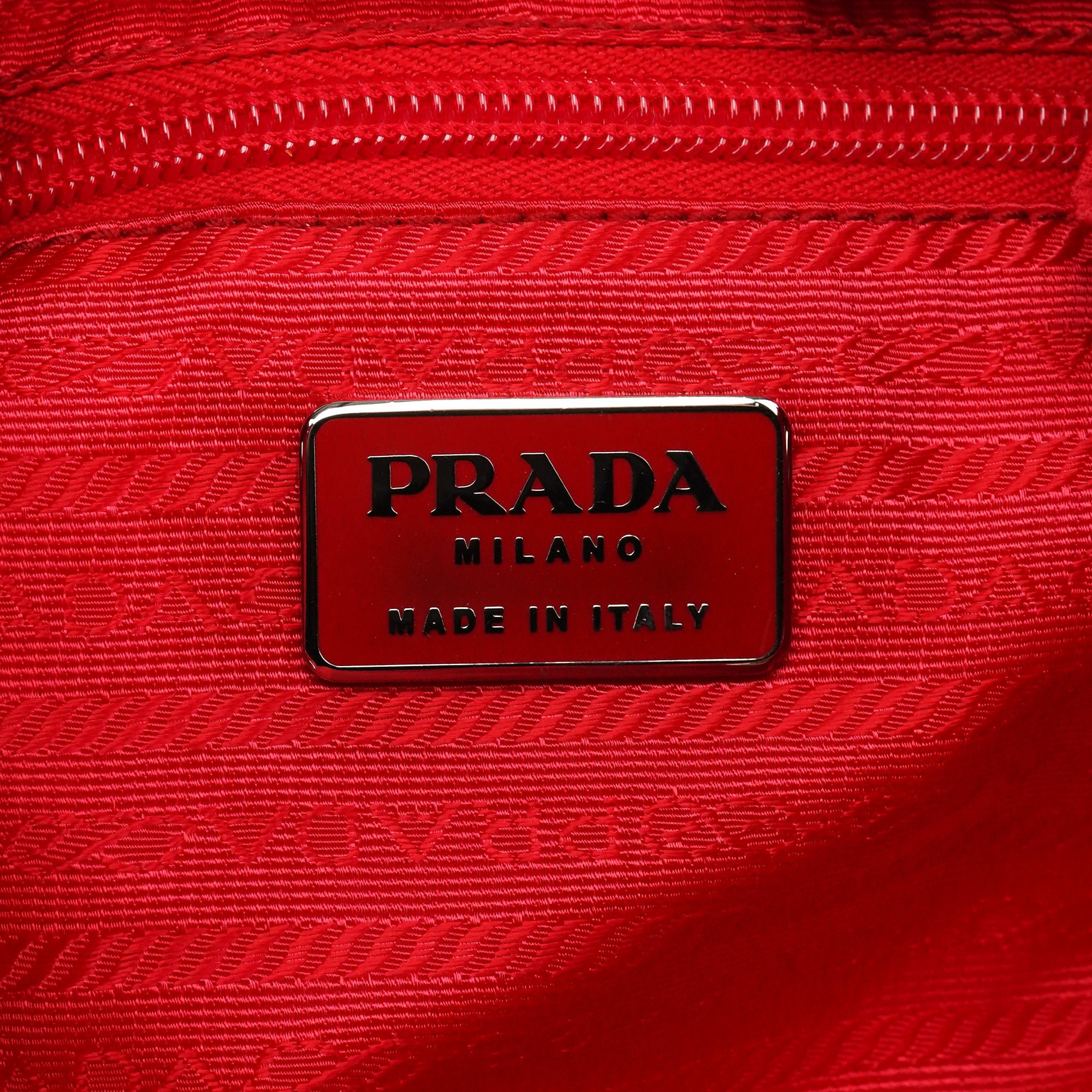 Prada B5885 Red Tessuto Vela Backpack