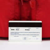 Prada B5885 Red Tessuto Vela Backpack