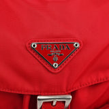 Prada B5885 Red Tessuto Vela Backpack