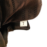 Prada B5938 Dark Brown Spazzolato Box Handbag